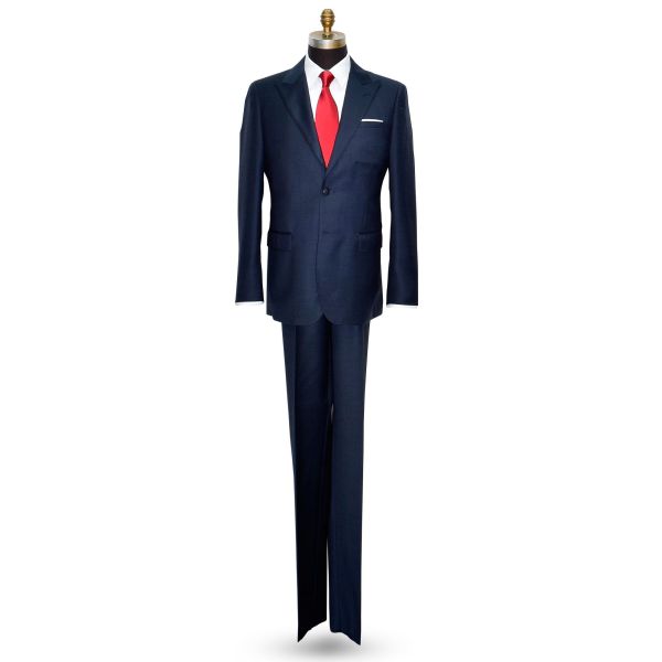 VERSACE BLUE SHARKSKIN MENS SUIT