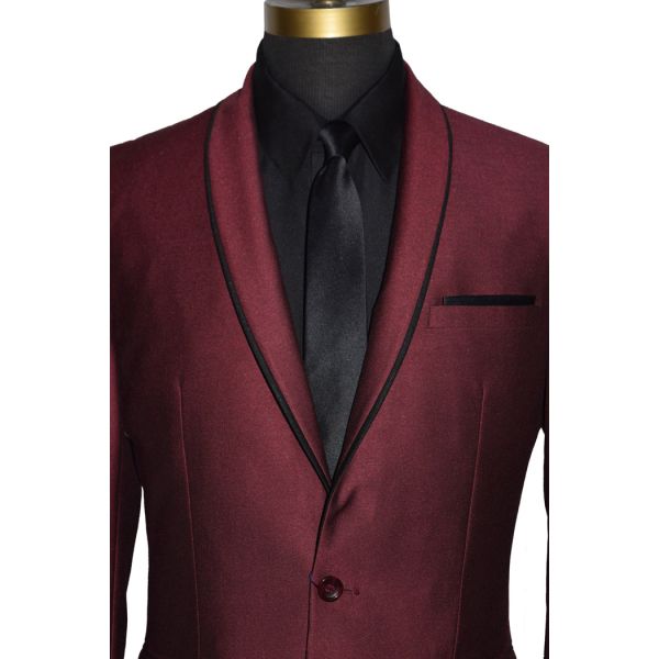 Burgundy Tuxedo Ensemble