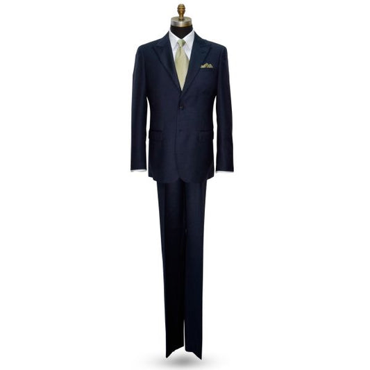 VERSACE BLUE SHARKSKIN MENS SUIT