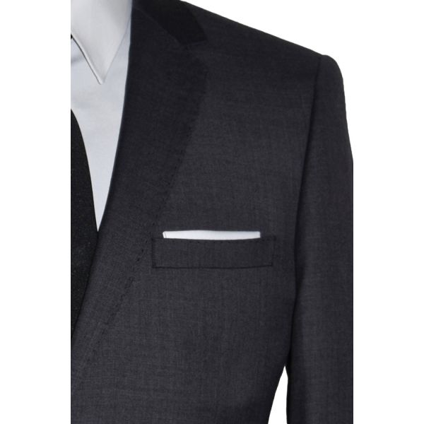 Charcoal Gray Suit - Cashmere and Super Fine Wool