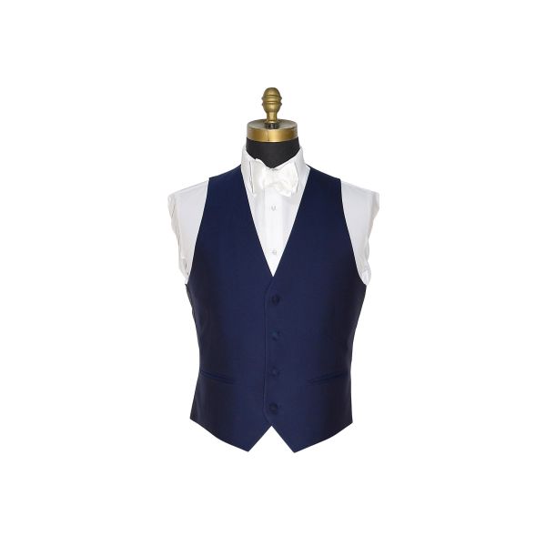 NAVY BLUE SUPER 120's VEST