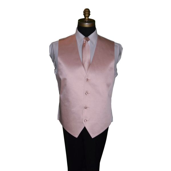 Blush Tuxedo Vest Only