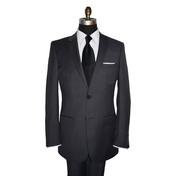Charcoal Gray Suit - Cashmere and Super Fine Wool