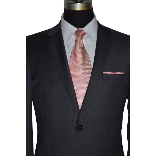 Charcoal Gray Suit - Cashmere and Super Fine Wool