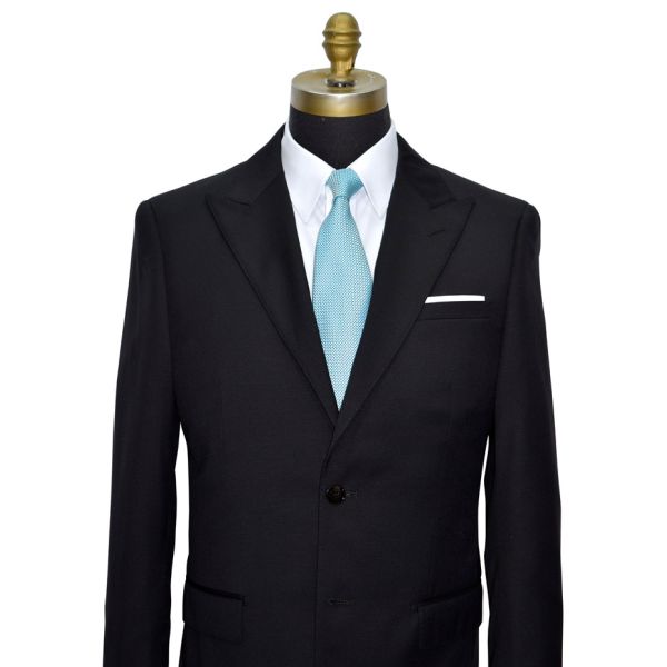 BLACK MENS SUIT COAT AND PANTS ENSEMBLE
