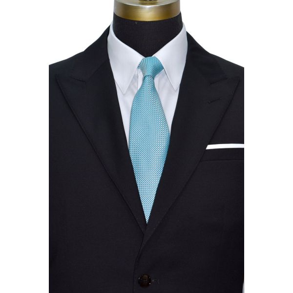BLACK MENS SUIT COAT AND PANTS ENSEMBLE
