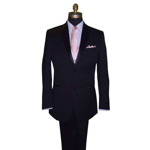 BLUSH LONG NECKTIE WITH SUBTLE STRIPE