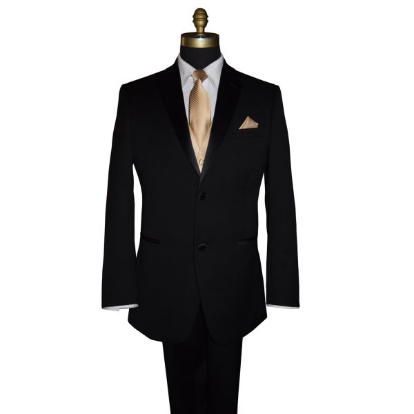 GOLDEN  NECKTIE WITH SUBTLE STRIPE, TIE-YOURSELF