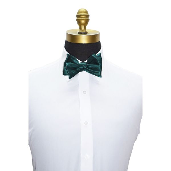 Hunter Green Silk Bowtie-Tie Yourself