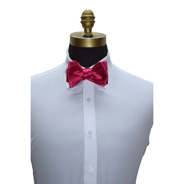 Hot Pink Silk Bowtie-Tie Yourself