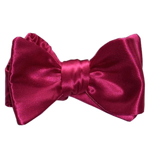Hot Pink Silk Bowtie-Tie Yourself