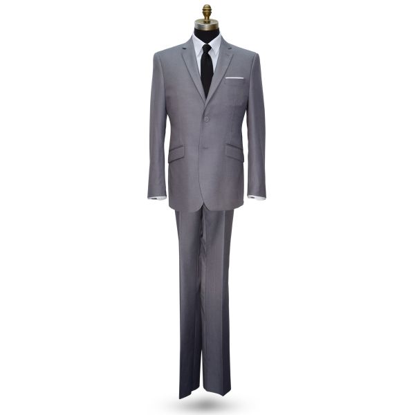 NAPA GRAY MENS SLIM FIT 3 PIECE SUIT VEST ENSEMBLE