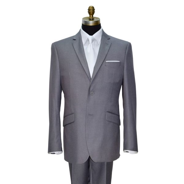 NAPA GRAY MENS SLIM FIT 3 PIECE SUIT VEST ENSEMBLE