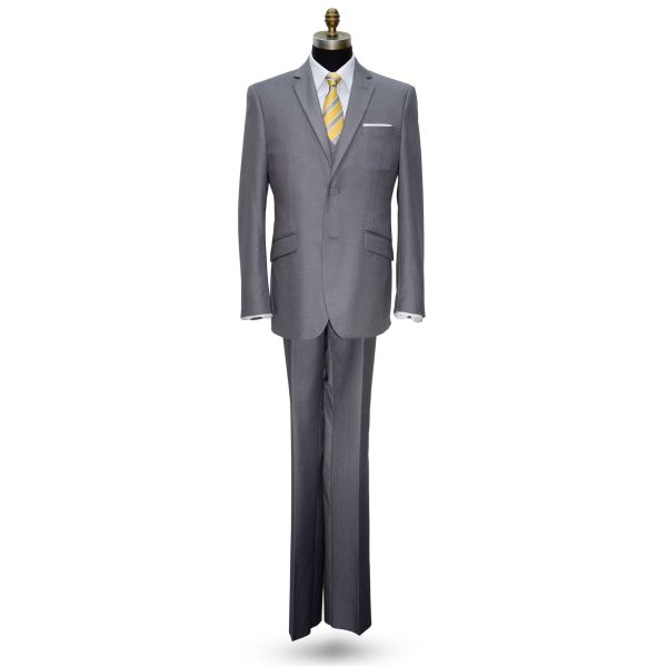 NAPA GRAY MENS SLIM FIT 3 PIECE SUIT VEST ENSEMBLE