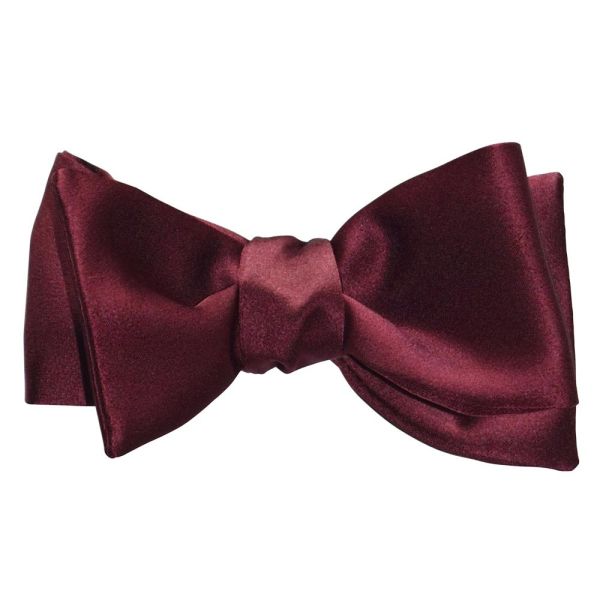 BURGUNDY BOWTIE TIE-YOURSELF