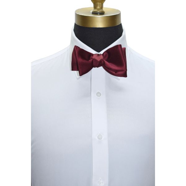 BURGUNDY BOWTIE TIE-YOURSELF