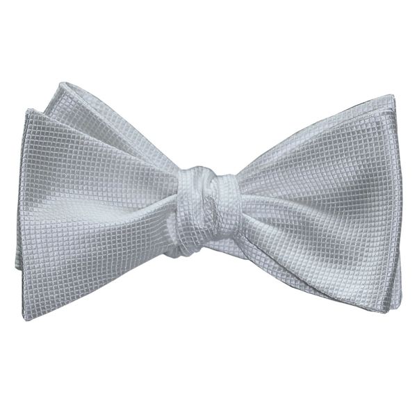 WHITE PIQUE BOWTIE, TIE-YOURSELF