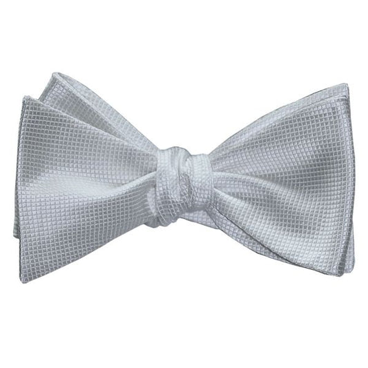 WHITE PIQUE BOWTIE, TIE-YOURSELF