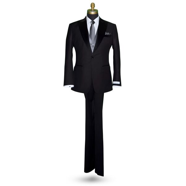 CHARCOAL DRESS NECKTIE WITH SHADOW STRIPE, TIE-YOURSELF