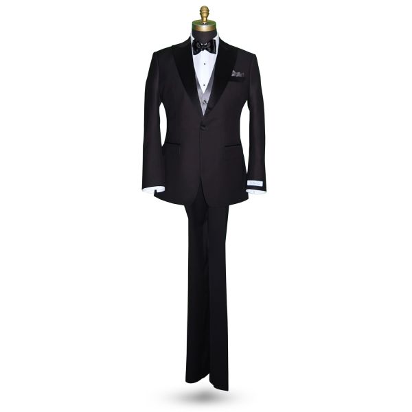 Black Satin Bowtie-Tie Yourself