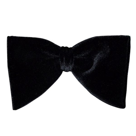 VELVET 3" DUMBO EARS BOWTIE, PRE-TIED