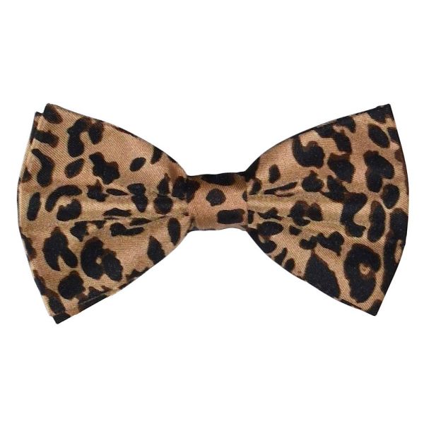 LEOPARD BOWTIE, PRE-TIED