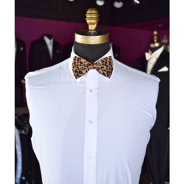 LEOPARD BOWTIE, PRE-TIED