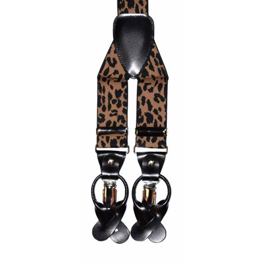 LEOPARD SUSPENDERS