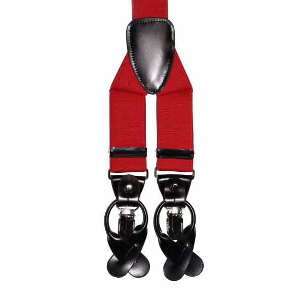 VALENTINA RED SUSPENDERS