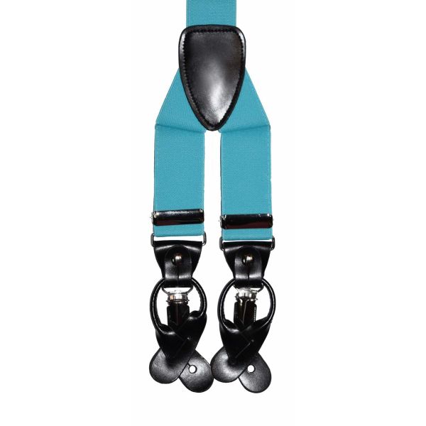 MALIBU-POOL TURQUOISE SUSPENDERS