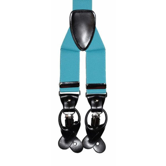 MALIBU-POOL TURQUOISE SUSPENDERS