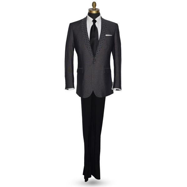 BLACK SATIN DRESS TIE-CLASSIC