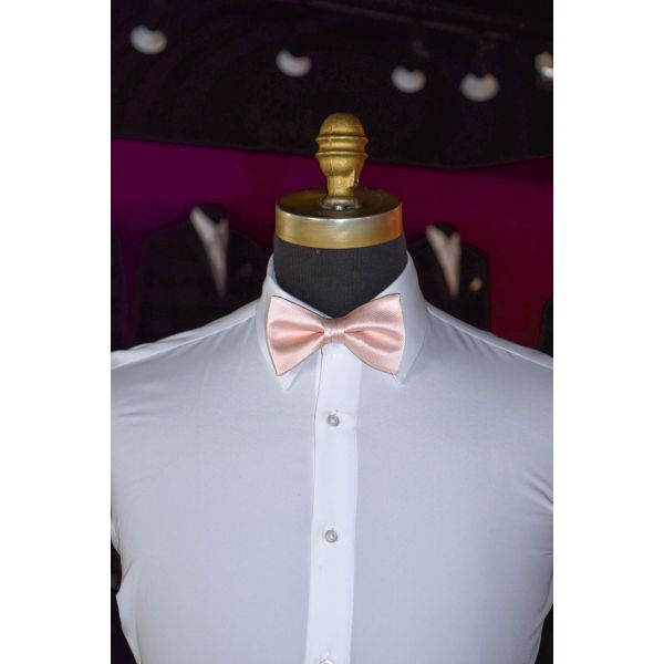 BLUSH BOWTIE, PRE-TIED