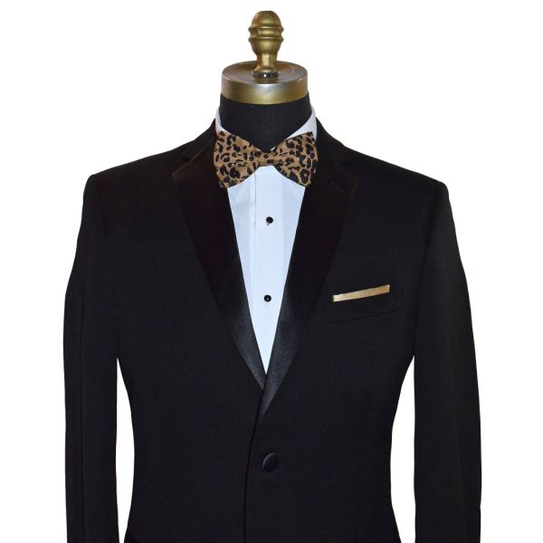LEOPARD BOWTIE, PRE-TIED