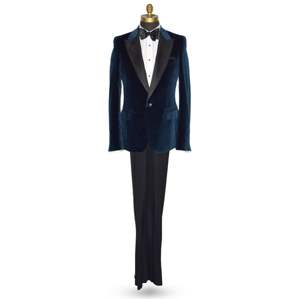 Evening Blue Velvet Hexagon Ensemble