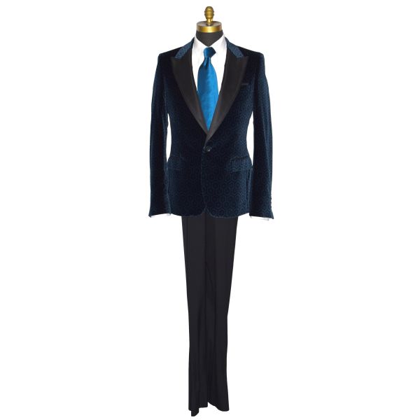Evening Blue Velvet Hexagon Ensemble