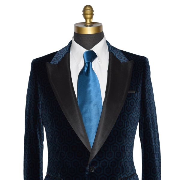Evening Blue Velvet Hexagon Ensemble
