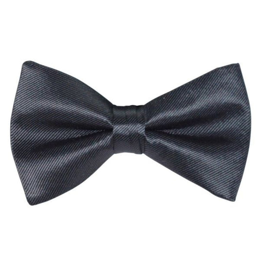 CHARCOAL BOWTIE, PRE-TIED