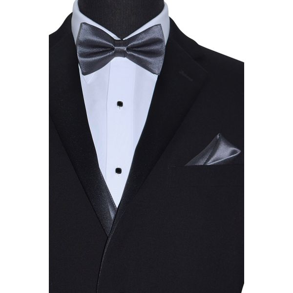 CHARCOAL POCKET HANDKERCHIEF