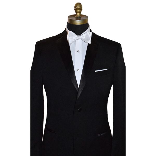 WHITE PIQUE BOWTIE, TIE-YOURSELF