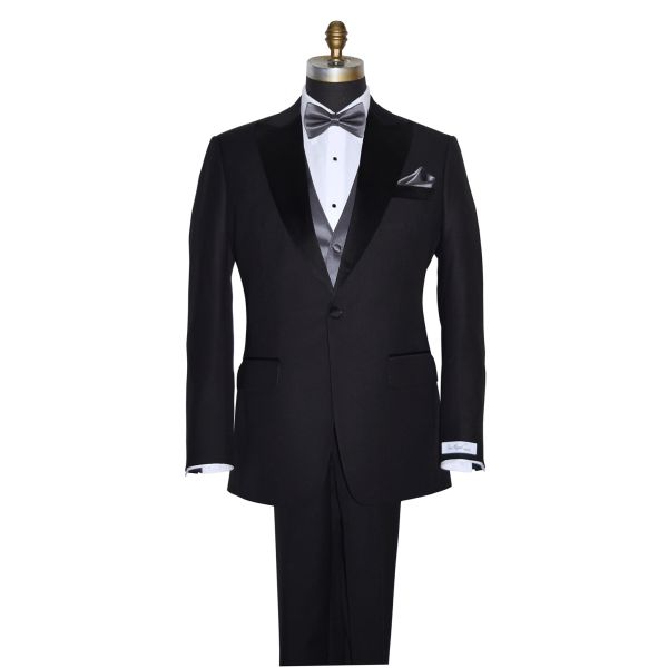 CHARCOAL POCKET HANDKERCHIEF