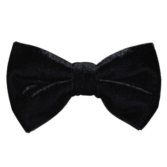 BLACK VELVET "PRE-TIED" BOWTIE
