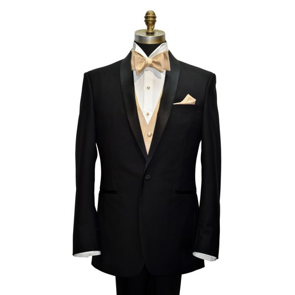 Golden Tuxedo Vest