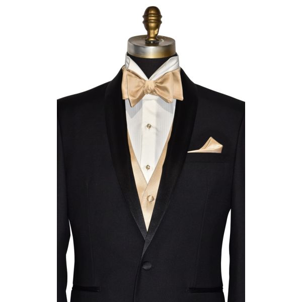 Golden Tuxedo Vest
