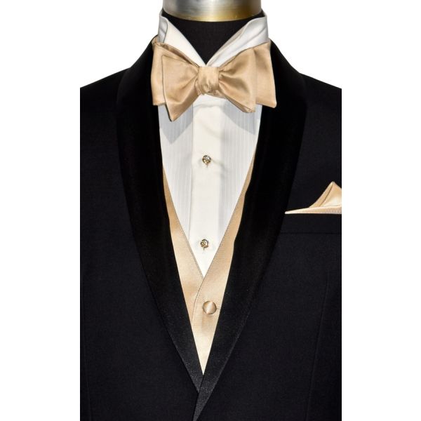 Golden Tuxedo Vest