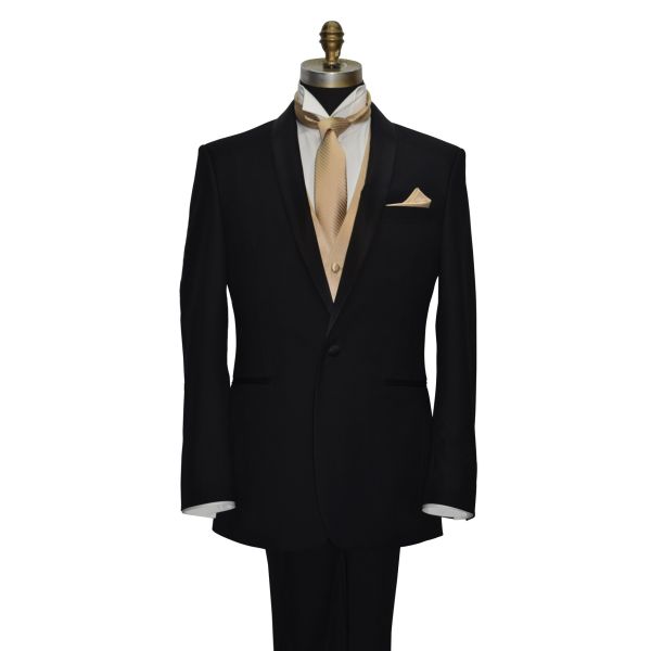 Golden Tuxedo Vest