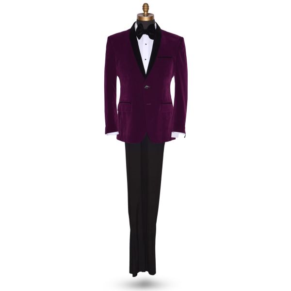 Viola Velvet Dinner Jacket Ensemble