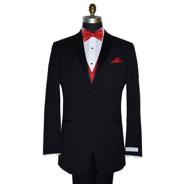 Valentina Red Tuxedo Vest
