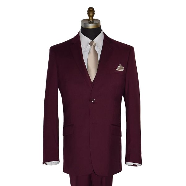 Sangria 3 Piece Suit -Coat, Pants and Vest Ensemble