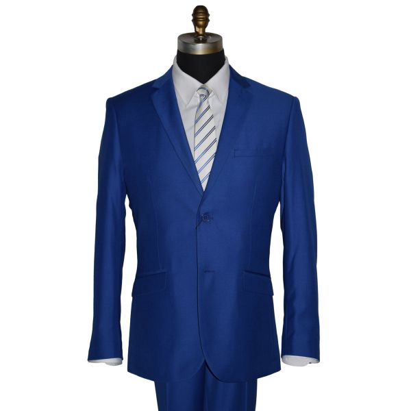 Men'sRoyal Blue 3 Piece Suit